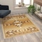 Flash Furniture Brown 4 x 5 Southwestern Style Patterned Area Rug OKR-RG1113-45-BG-GG - alternate 2